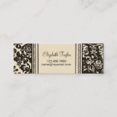 Franse Creme ~ Slim Calling / Visitekaartje Contactkaartje (Voorkant)