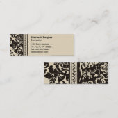 Franse Creme Slim-oproepkaart Contactkaartje (Voorkant / Achterkant)