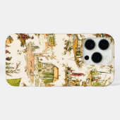 Franse Creme Toile Chinoiserie stijl rustiek Case-Mate iPhone Case (Achterkant (horizontaal))