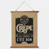 Franse crêpes hangend wandkleed (Voorkant)