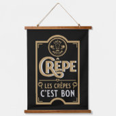 Franse crêpes hangend wandkleed (Voorkant)