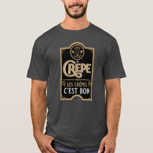 Franse crêpes t-shirt