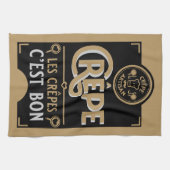 Franse crêpes theedoek (Horizontaal)