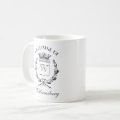 Franse Crest Keuken van aangepaste naam Koffiemok (Voorkant links)