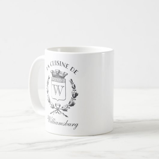  Franse Crest Keuken van aangepaste naam Koffiemok (Voorkant links)