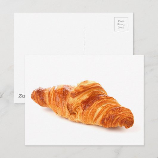 Franse croissant briefkaart (Voorkant / Achterkant)