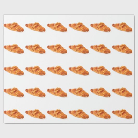 Franse croissant cadeaupapier (Vlak)