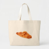 Franse croissant grote tote bag (Voorkant)