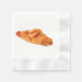 Franse croissant servet, bakkerij gebak brioche servet