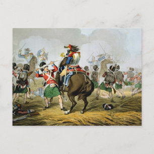Franse Cuirassiers bij de slag om Waterloo, Char Briefkaart