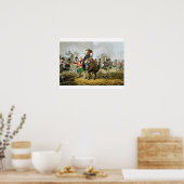 Franse Cuirassiers bij de slag om Waterloo, Char Poster (Keuken)