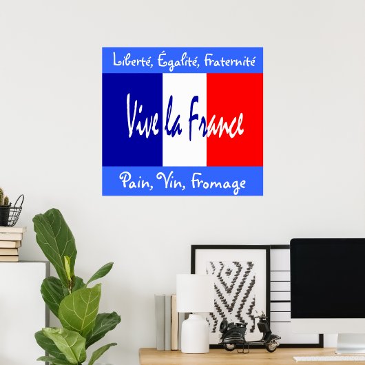 Franse Cuisine Poster (Thuiskantoor)