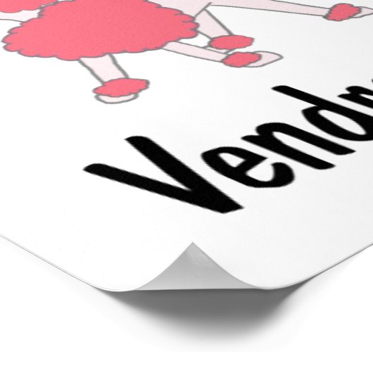 Franse dagen van de week poster (Hoek)