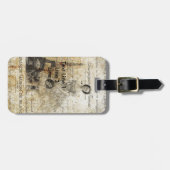  Franse dame Bagagelabel (Voorkant horizontaal)