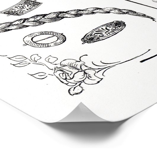 Franse dameshaarstijlen Poster (Hoek)