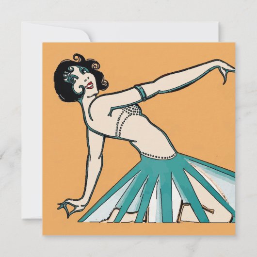 Franse danserKaarten (Achterkant)