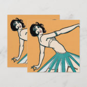  Franse danserKaarten (Voorkant / Achterkant)