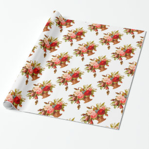 Franse decor Rozen Cadeaupapier