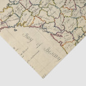 Franse departementen tissuepapier (Detail)