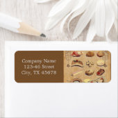 franse dessert cake gebak bakkerij etiket (Insitu)