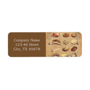 franse dessert cake gebak bakkerij etiket