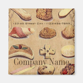 franse dessert cake gebak bakkerij magneet