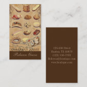 franse dessert cake gebak bakkerij visitekaartje (Voorkant / Achterkant)