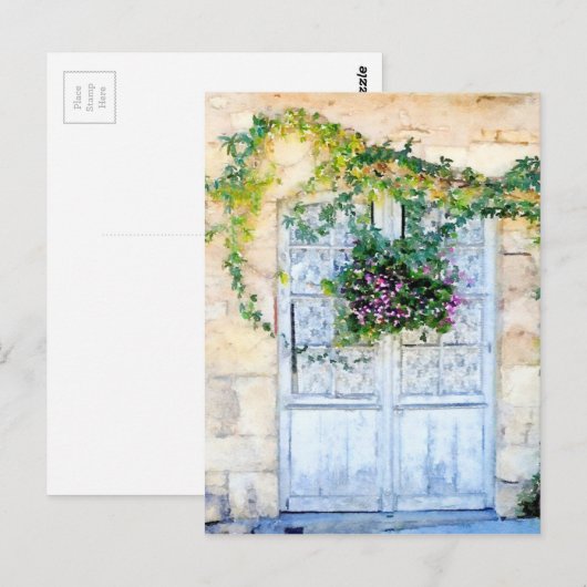 Franse deuren briefkaart (Voorkant / Achterkant)