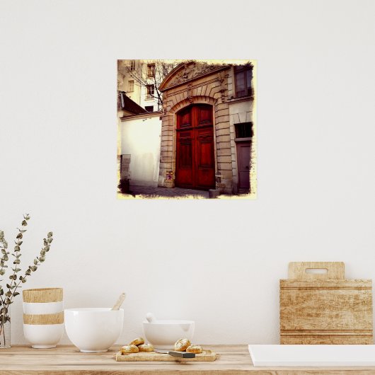 Franse deuren poster (Keuken)