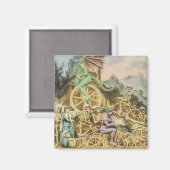  Franse diableries cursus de Velocipedes Magneet (Voorkant / Achterkant)