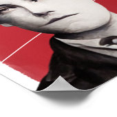 Franse dichter Arthur Rimbaud illustratie Poster (Hoek)