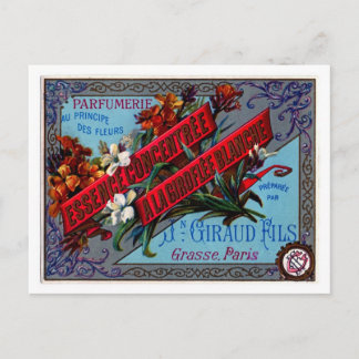 Franse dienst voor parfumering briefkaart