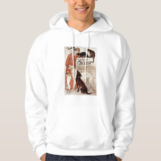 Franse diergeneeskundige kliniek hoodie (Voorkant)