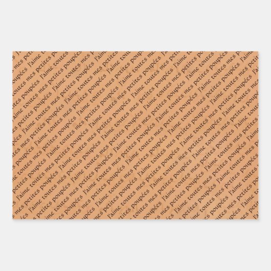 Franse Dolls en Vrienden Inpakpapier Vel (Voorkant 2)