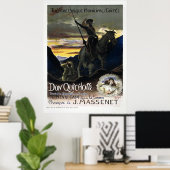 -Franse Don Quixote Opera Poster (Thuiskantoor)
