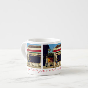 Franse dorpsbakkerij espresso kop