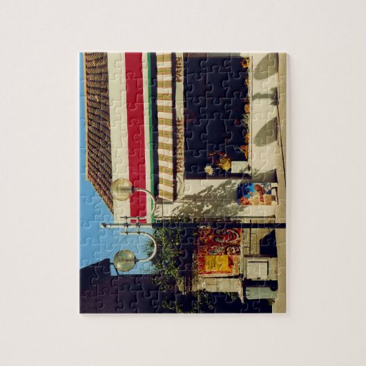 Franse dorpsbakkerij legpuzzel (Verticaal)