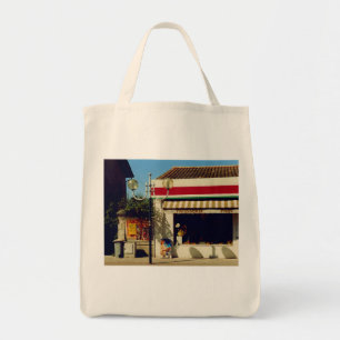 Franse dorpsbakkerij tote bag