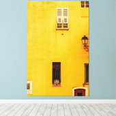 Franse Dorpsfotografie Decor Canvas Afdruk (Insitu (Houten vloer))