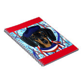 Franse Doxie Notitieboek (Rechterzijde)