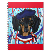 Franse Doxie Notitieboek (Voorkant)