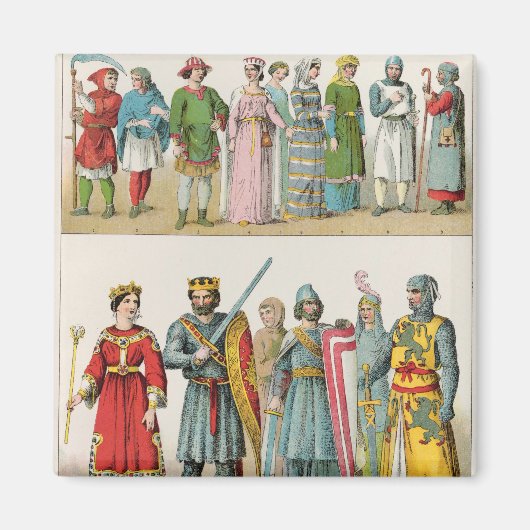 Franse dress magneet (Voorkant)
