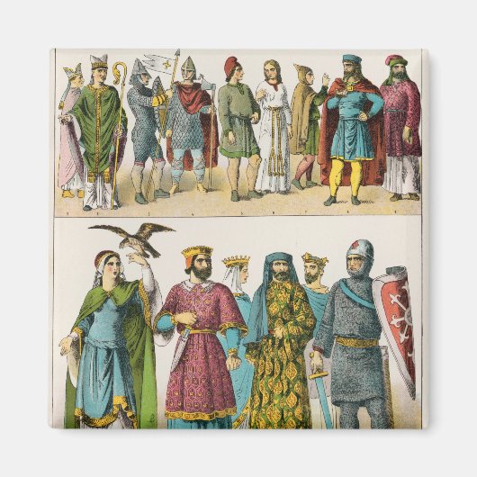 Franse dress magneet (Voorkant)