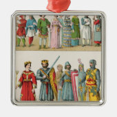 Franse dress metalen ornament (Voorkant)