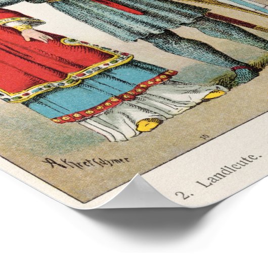 Franse dress poster (Hoek)