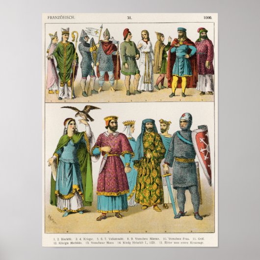 Franse dress poster (Voorkant)