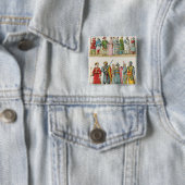 Franse dress vierkante button 5,1 cm (In situ)