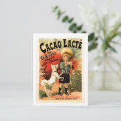  Franse drink voor warme chocolade en Briefkaart (Staand voorkant)