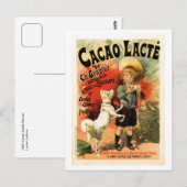  Franse drink voor warme chocolade en Briefkaart (Voorkant / Achterkant)