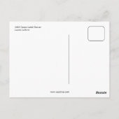  Franse drink voor warme chocolade en Briefkaart (Achterkant)